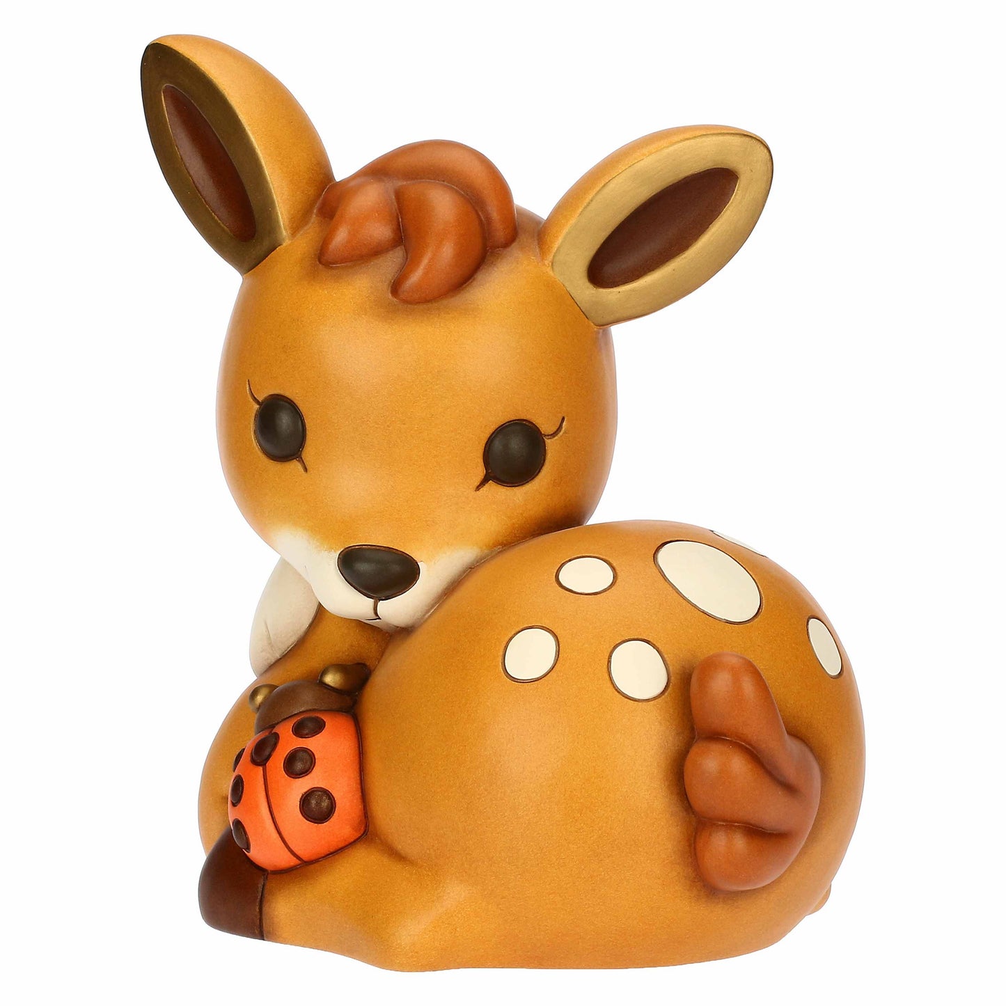 F3210H90 Fawn Amy with ladybird ceramic AbbracciAMI