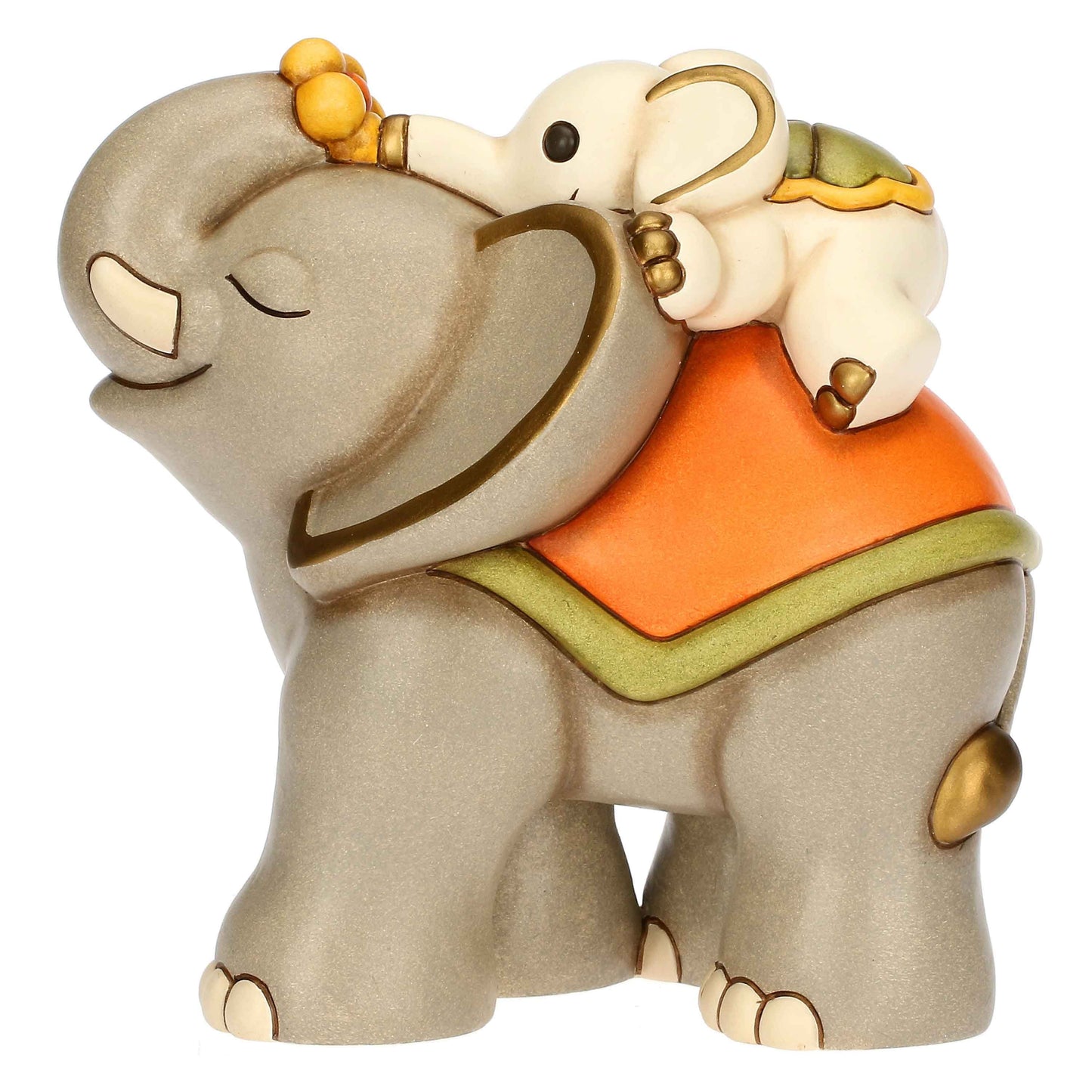 F3381A99 Elephant Elly with ceramic baby elephant "This product is currently not in stock. Please contact us so that we can inform you of the next possible delivery date."