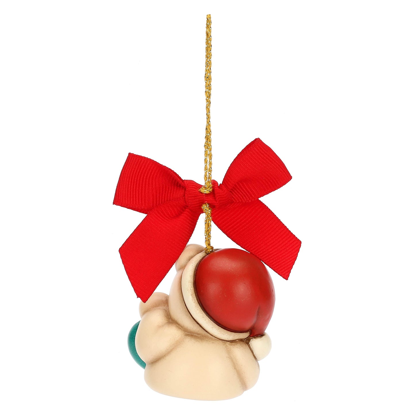 S3347A82 Weihnachtsschmuck Teddy-Bär mit Geschenk aus Keramik
