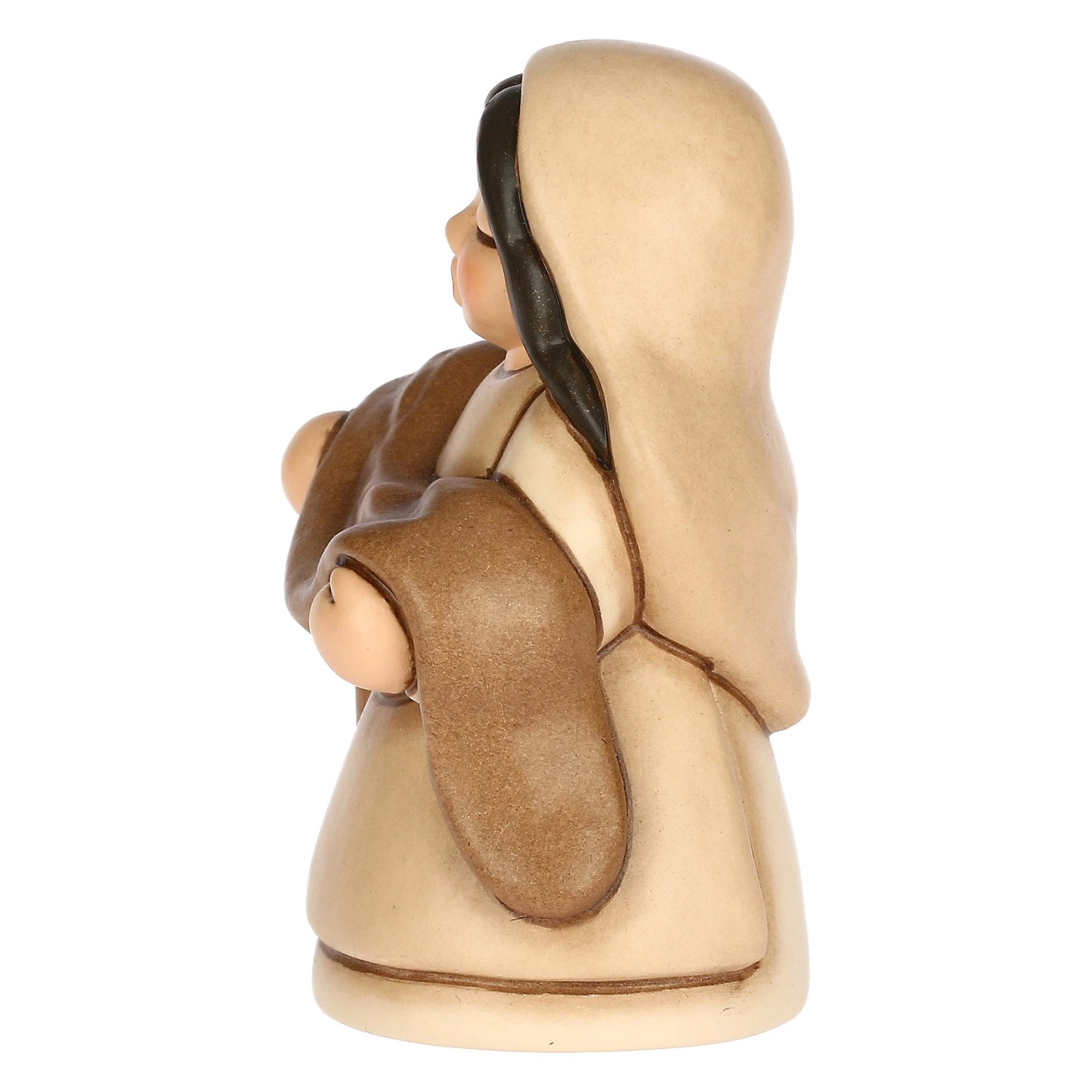 S3404A83 Ceramic cloth saleswoman Classic nativity scene