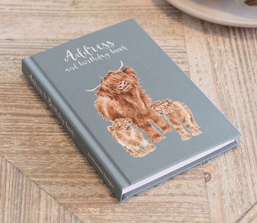 AB005 Adressbuch Highland Kuh
