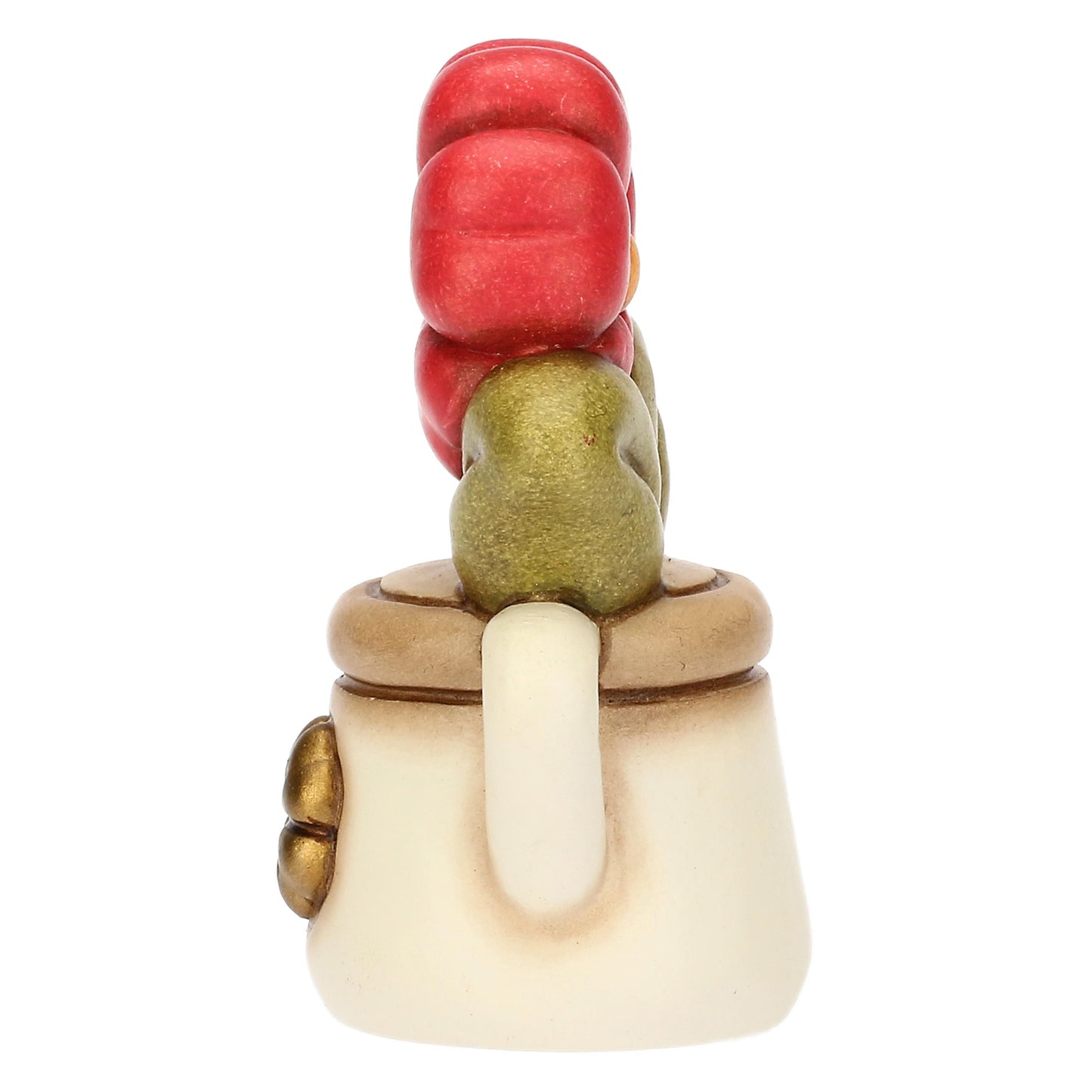 T10042338H90B Mini-Gießkanne aus Keramik mit Primel