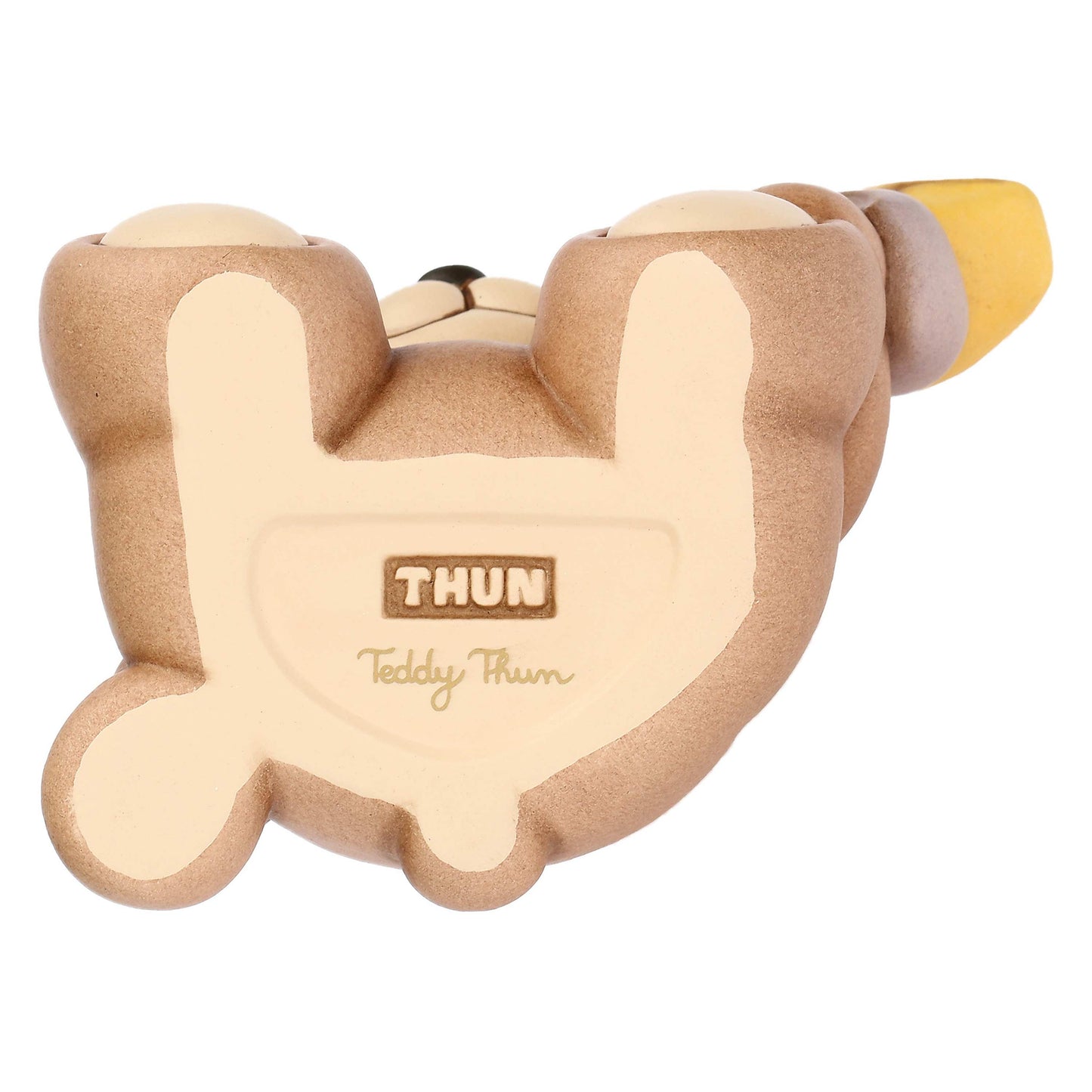 T10090273H90 Keramik-Teddyfeder mit Windrad, klein