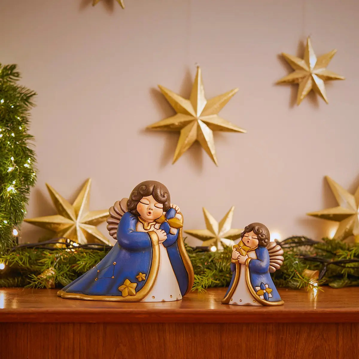 Bezaubernder Engel aus Keramik für eine stilvolle Weihnachtsdeko
