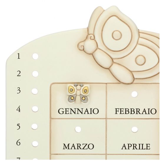 C2813H90 Ceramic Elegance Perpetual Wall Calendar "This product is currently out of stock. Please contact us so we can let you know the next possible delivery date."