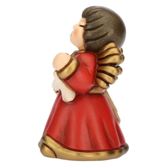 S3038A82 Presepe classico rosso angelo dell'Annunciazione