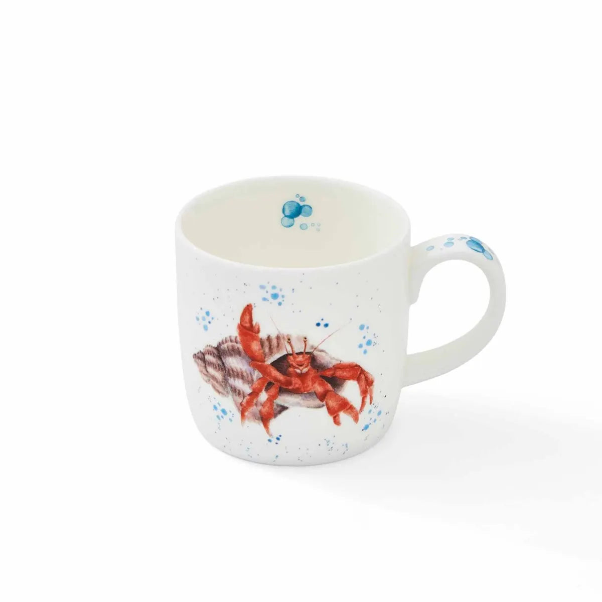 Hannah Dale Tasse mit Krabbenmotiv und Meeresblasen