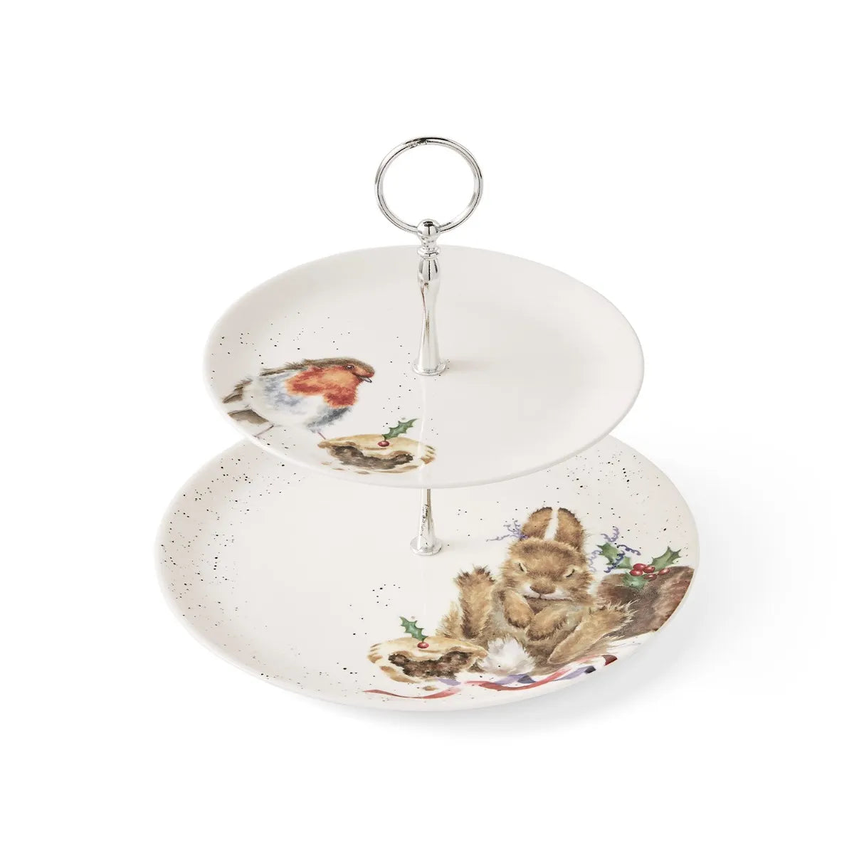 WNA4375 Alzata per torte Wrendale Designs Robin & Bunny