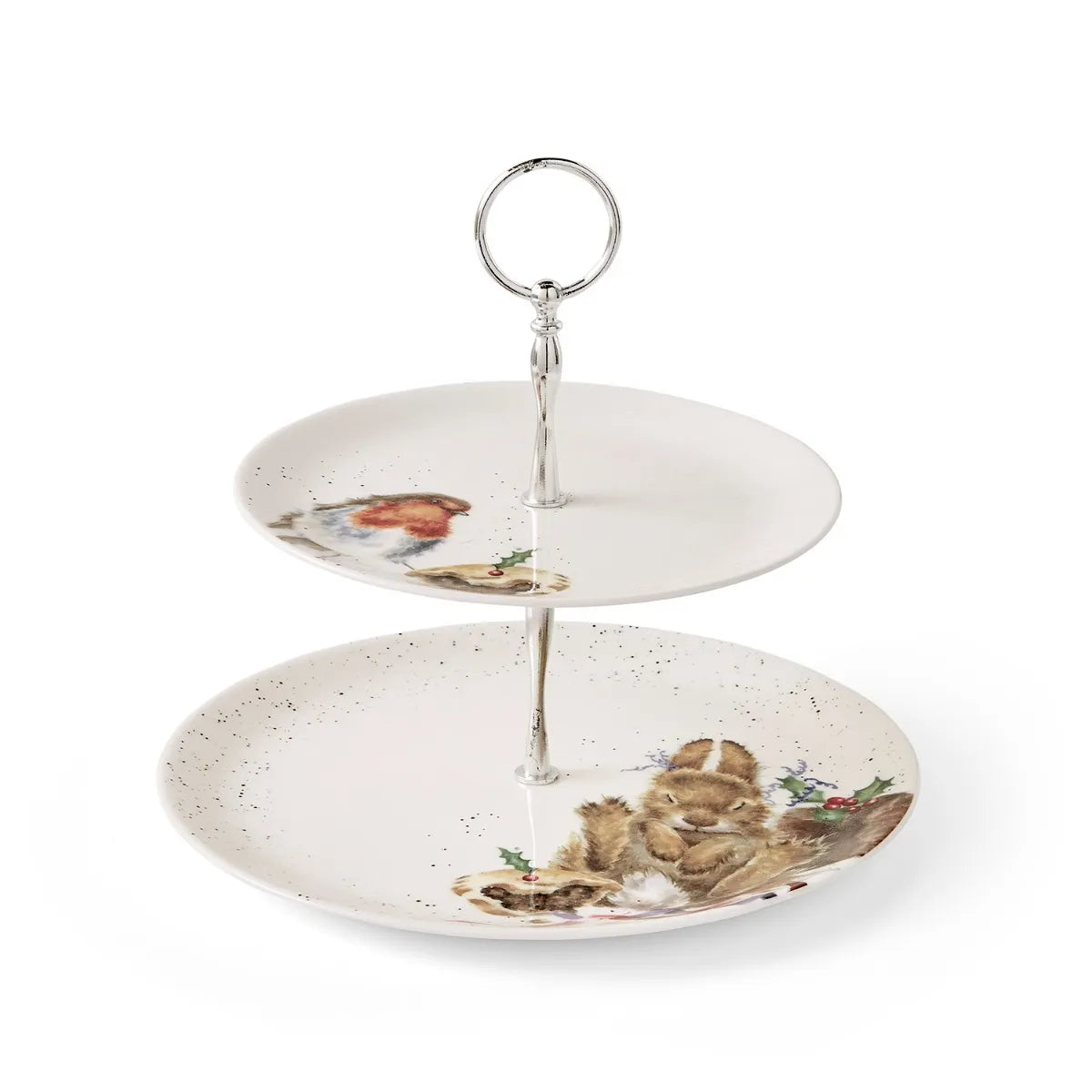 WNA4375 Alzata per torte Wrendale Designs Robin & Bunny