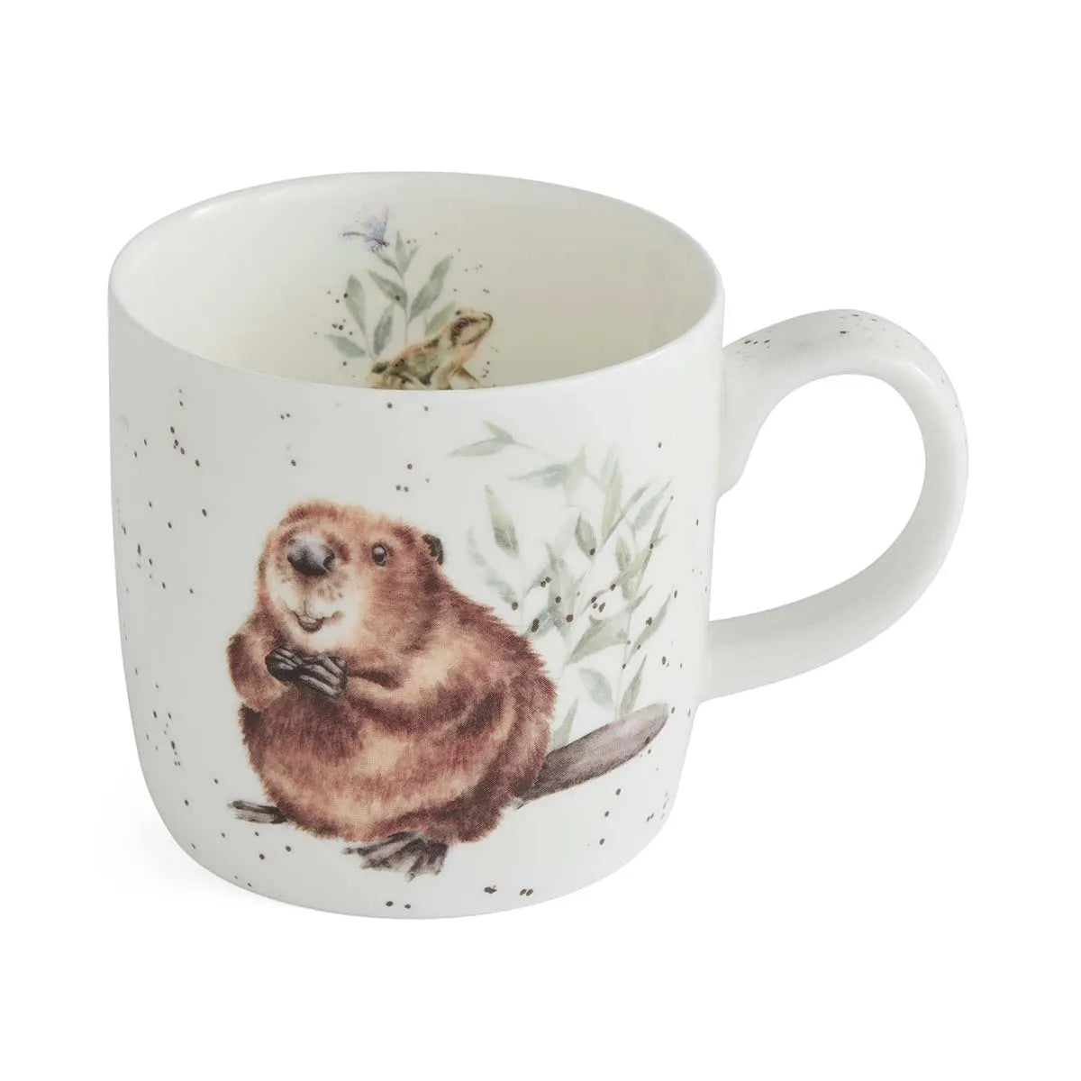 Bezaubernde Tiermotiv-Tasse mit Biber von Hannah Dale aus der Wrendale Designs Kollektion von Royal Worcester