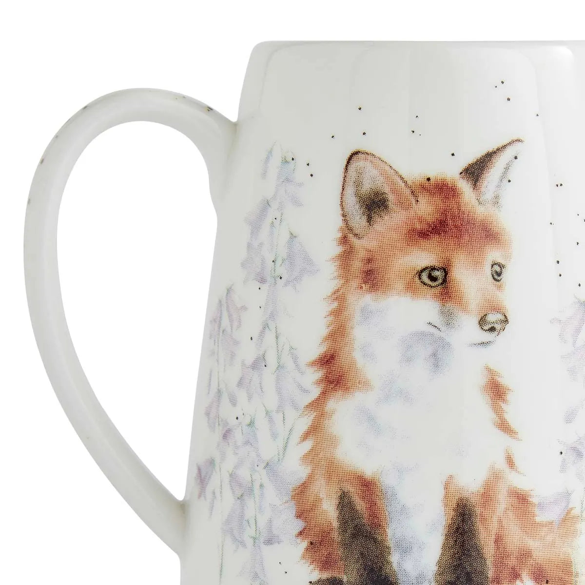 WNVM4393 Wrendale Designs „Contemplation“ Blumenkrug – Dekorativer Krug mit Fuchsjungemotiv