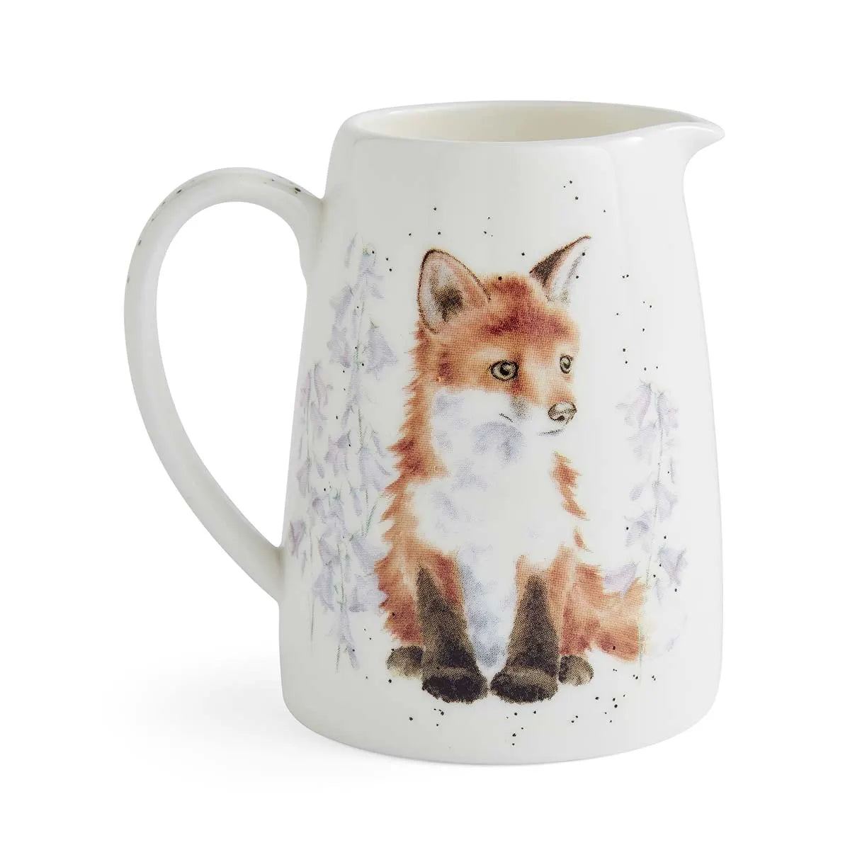 WNVM4393 Wrendale Designs „Contemplation“ Blumenkrug – Dekorativer Krug mit Fuchsjungemotiv