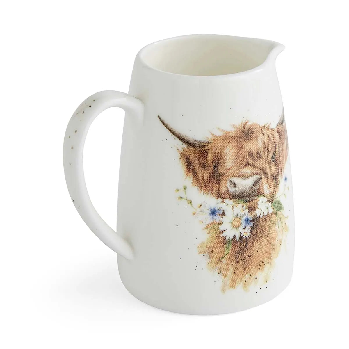 Wrendale Designs Posy-Kanne für kleine Blumenarrangements mit niedlicher Highland-Kuh