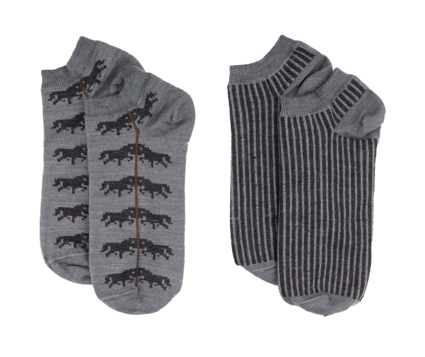 2 Paare Ö2YGGDRASIL LIV, WOLLE SNEAKER SOCKEN