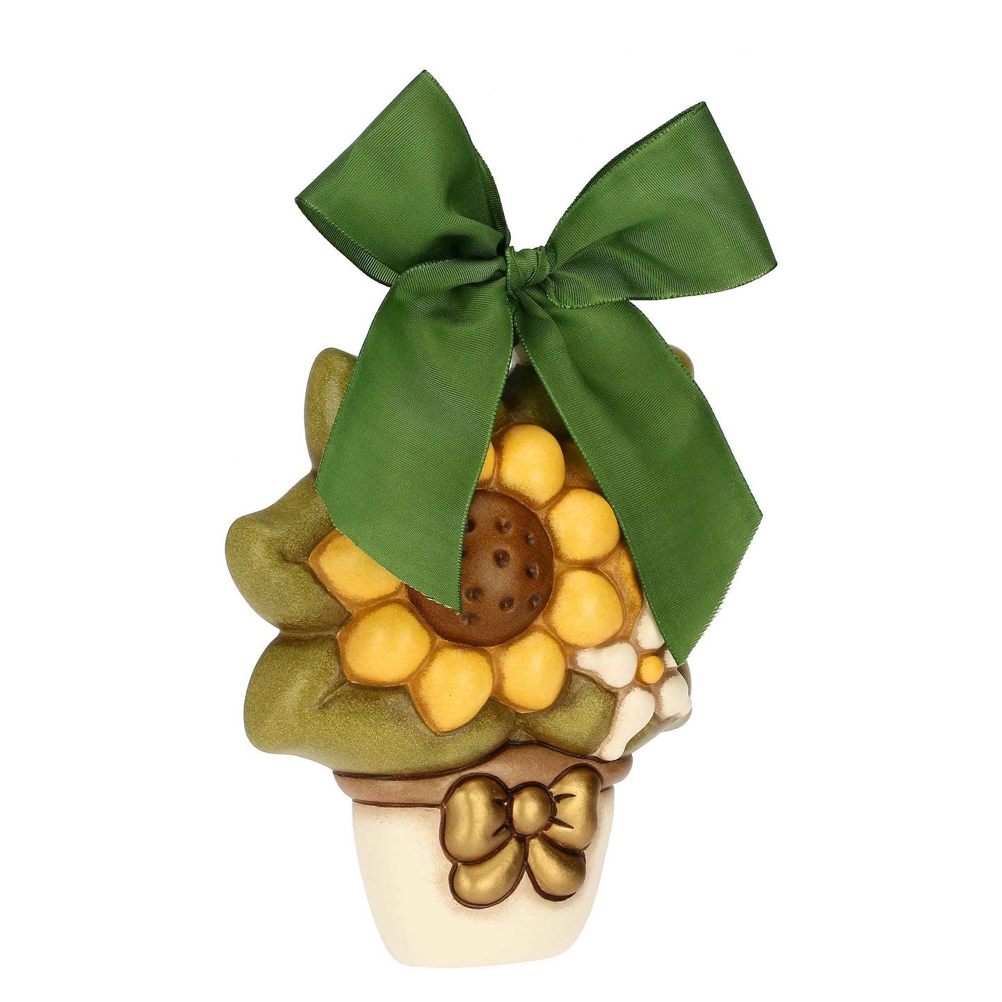 A1196H90 Stampo decorativo in ceramica con girasole e limone, medio