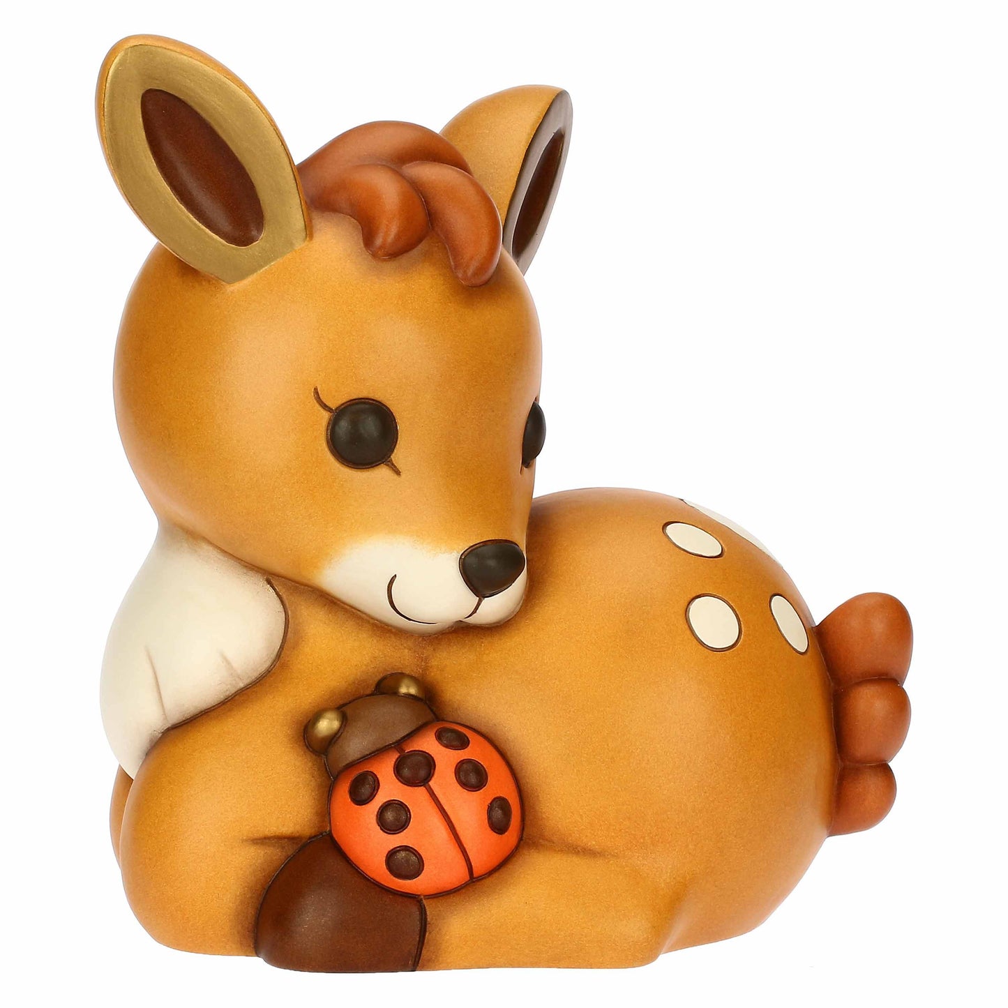F3210H90 Fawn Amy with ladybird ceramic AbbracciAMI