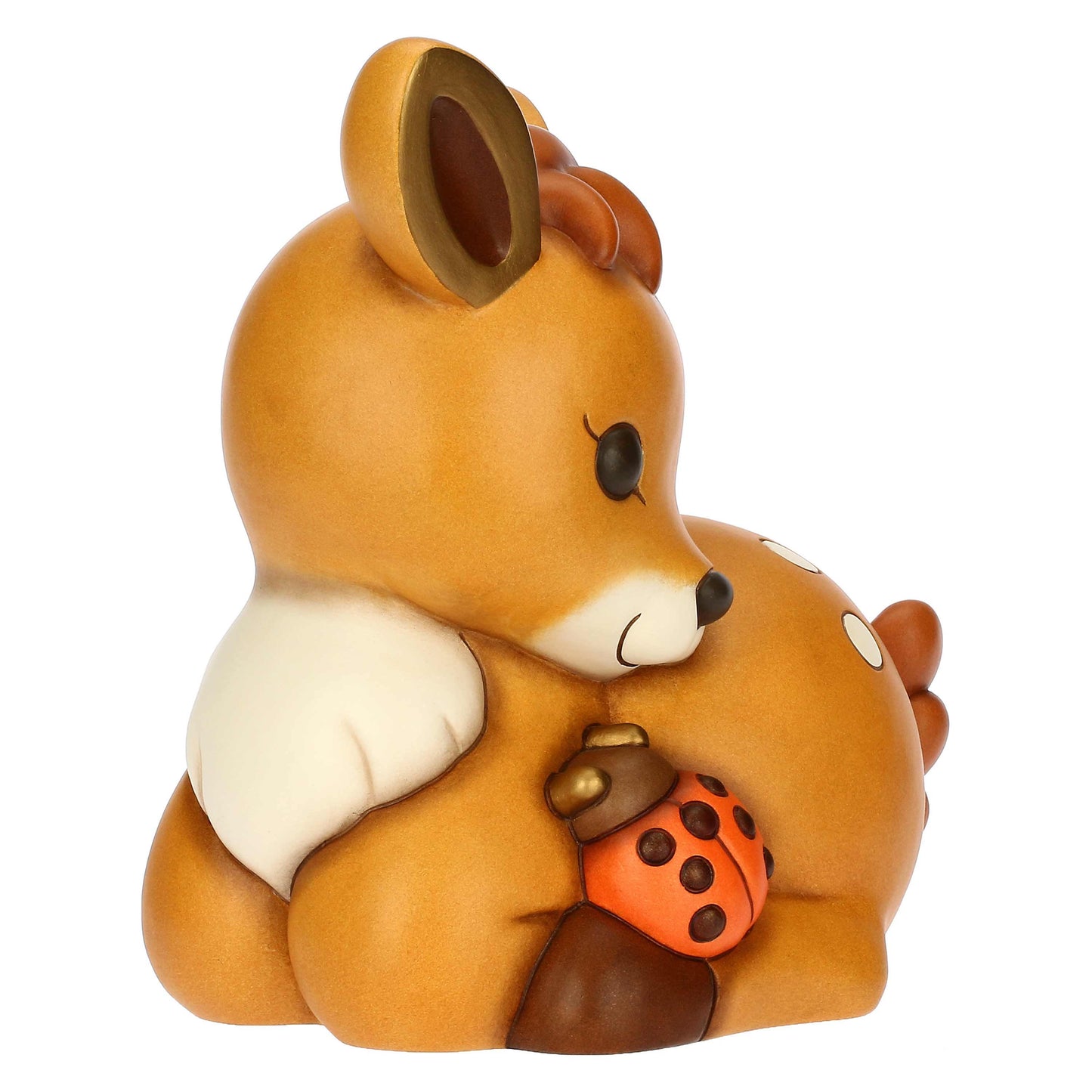 F3210H90 Fawn Amy with ladybird ceramic AbbracciAMI