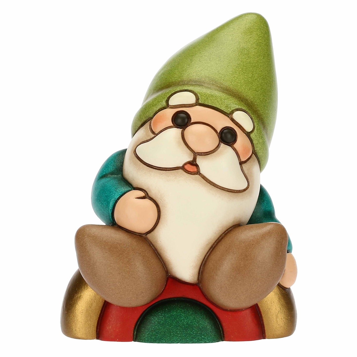 F3315H90 Dwarf Oliver on rainbow ceramic Bosco Magico "This product is currently out of stock. Please contact us so we can let you know the next possible delivery date."