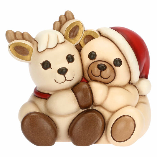 F3318A82 Teddy und Rentier Robin in einer Umarmung