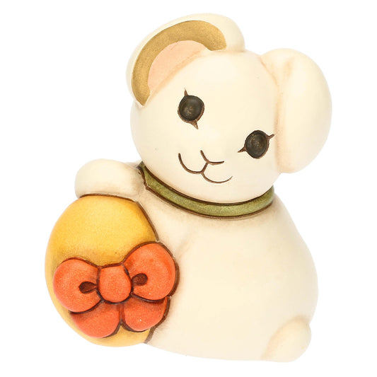 F3379H90 Rabbit Joy with egg made of ceramic Sorprese di Pasqua, small