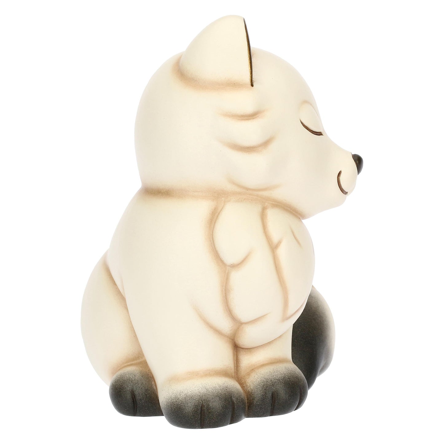F3439H90 Weißfuchs Perla aus Keramik Inverno Incantato, groß