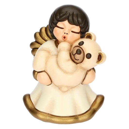 K3796H90 Angel with teddy standing ceramic