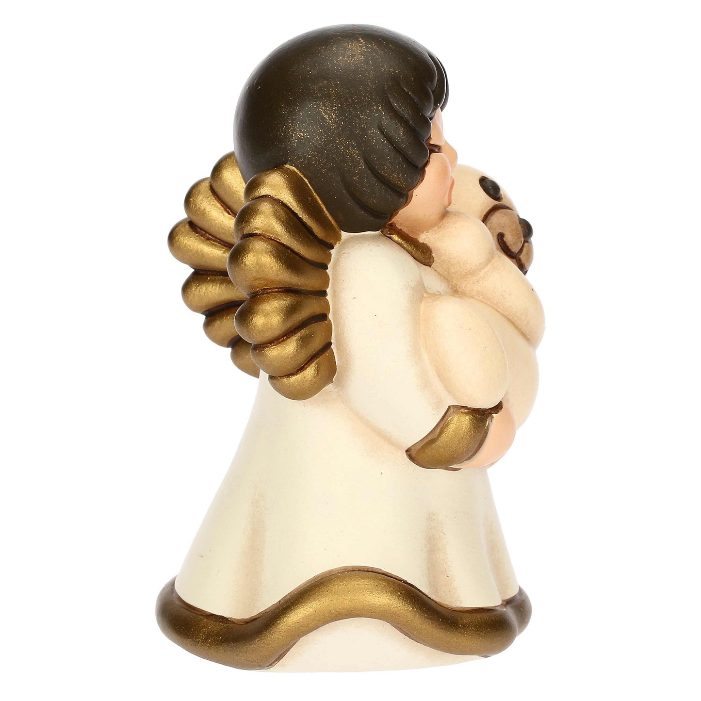 K3796H90 Angel with teddy standing ceramic
