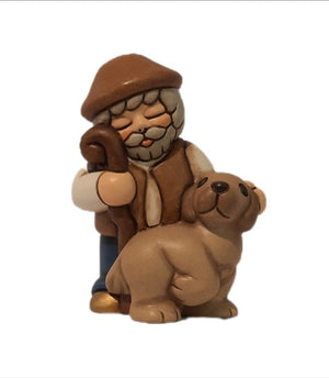 Thun Krippenfigur Hirte mit Hund Besinnlichkeit und Geborgenheit zur Weihnachtszeit