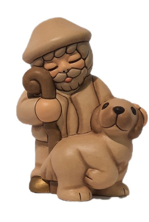 Thun Krippenfigur Hirte mit Hund Besinnlichkeit und Geborgenheit zur Weihnachtszeit