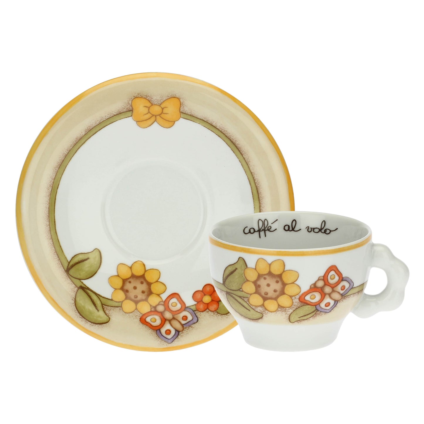 P3771E02 Set of 2 mugs Country with flowers, butterfly and birds "This product is currently out of stock. Please contact us so that we can inform you of the next possible delivery date."