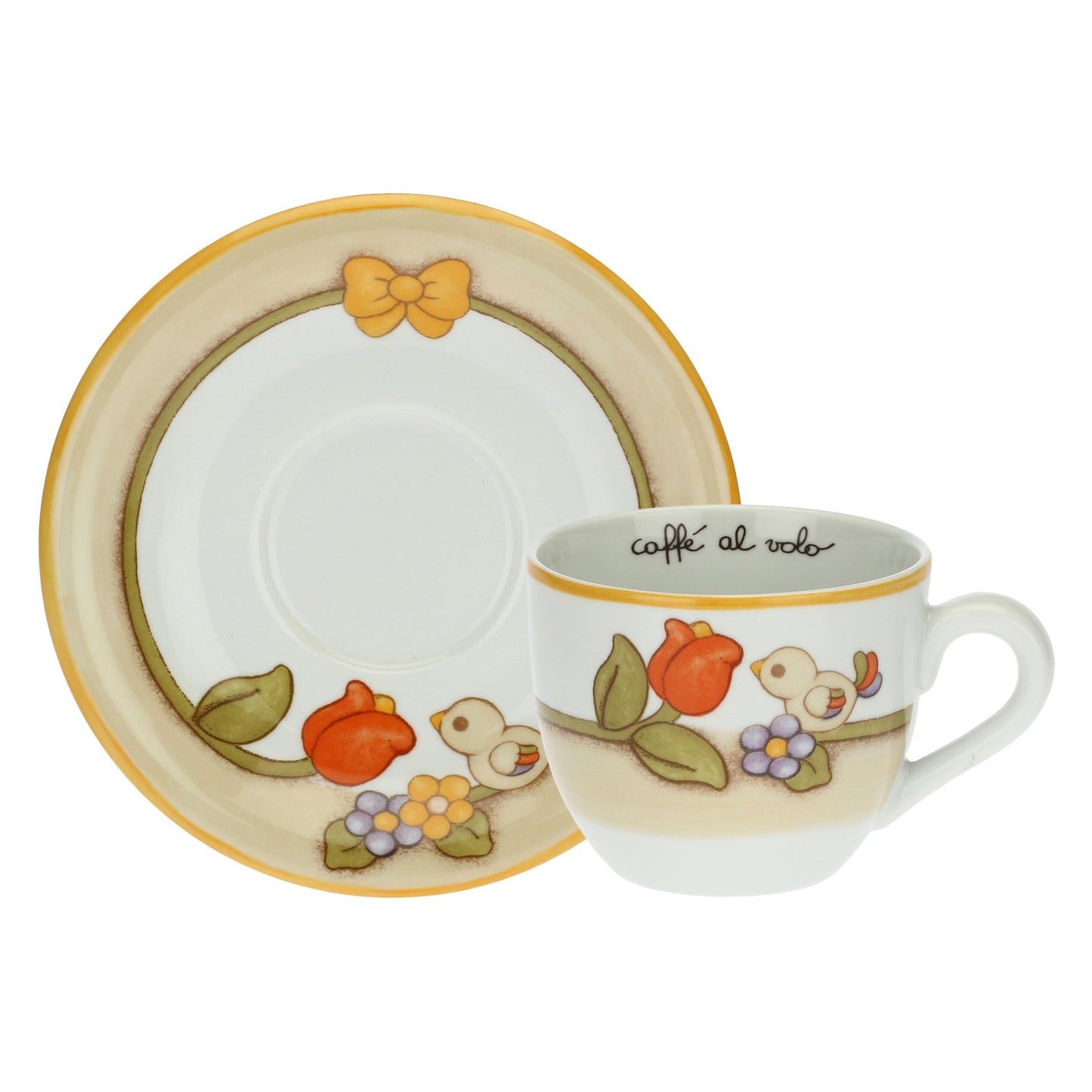 P3776E02 Set mit 2 Tassen Country mit Blumen, Schmetterling und Vögelchen „Dieses Produkt ist zur Zeit nicht am Lager. Bitte setzen Sie sich mit uns in Verbindung damit wir Ihnen den nächst möglichen Liefertermin bekannt geben können.“