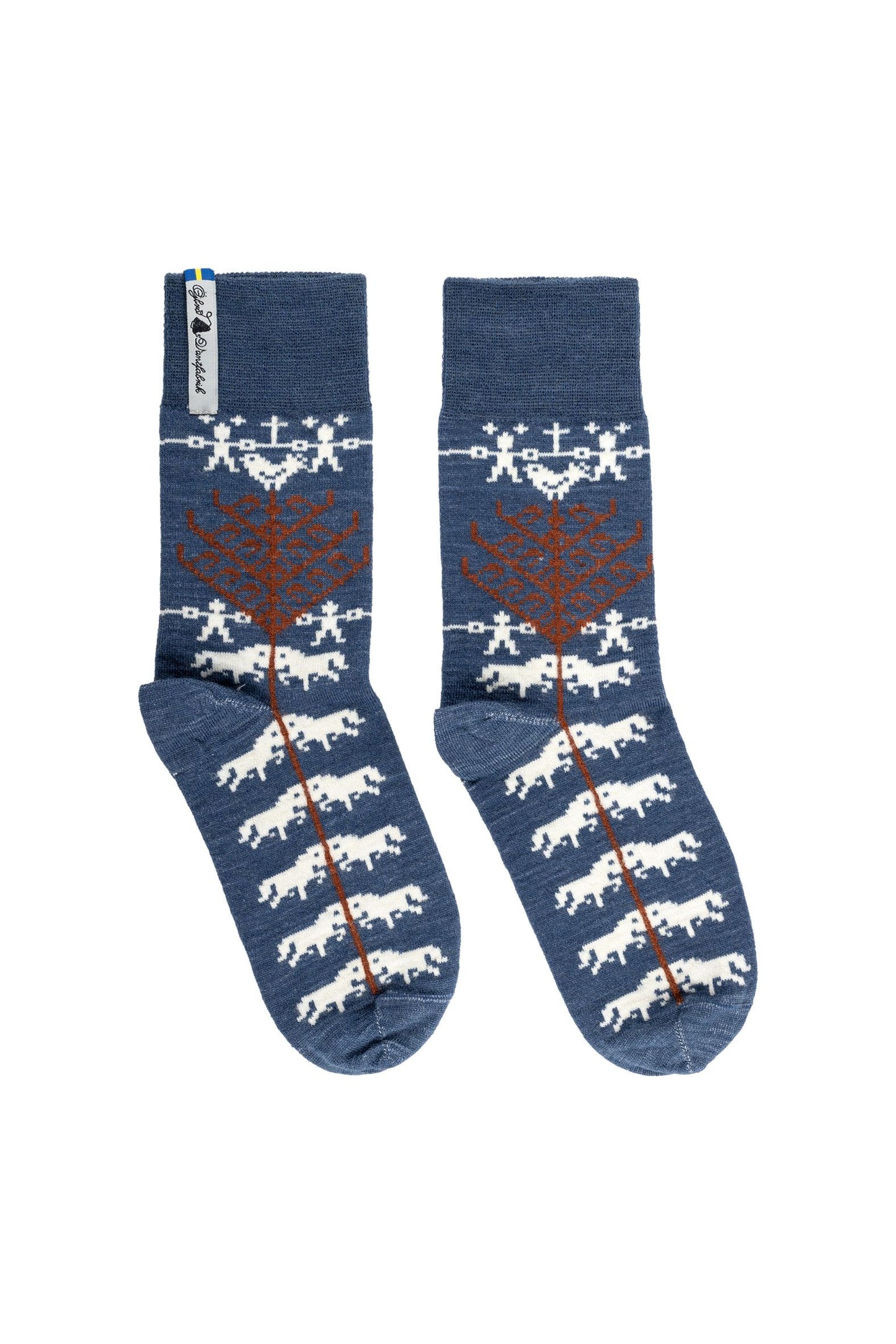 YGGDRASIL LIVTRÅNAD Wollsocken
