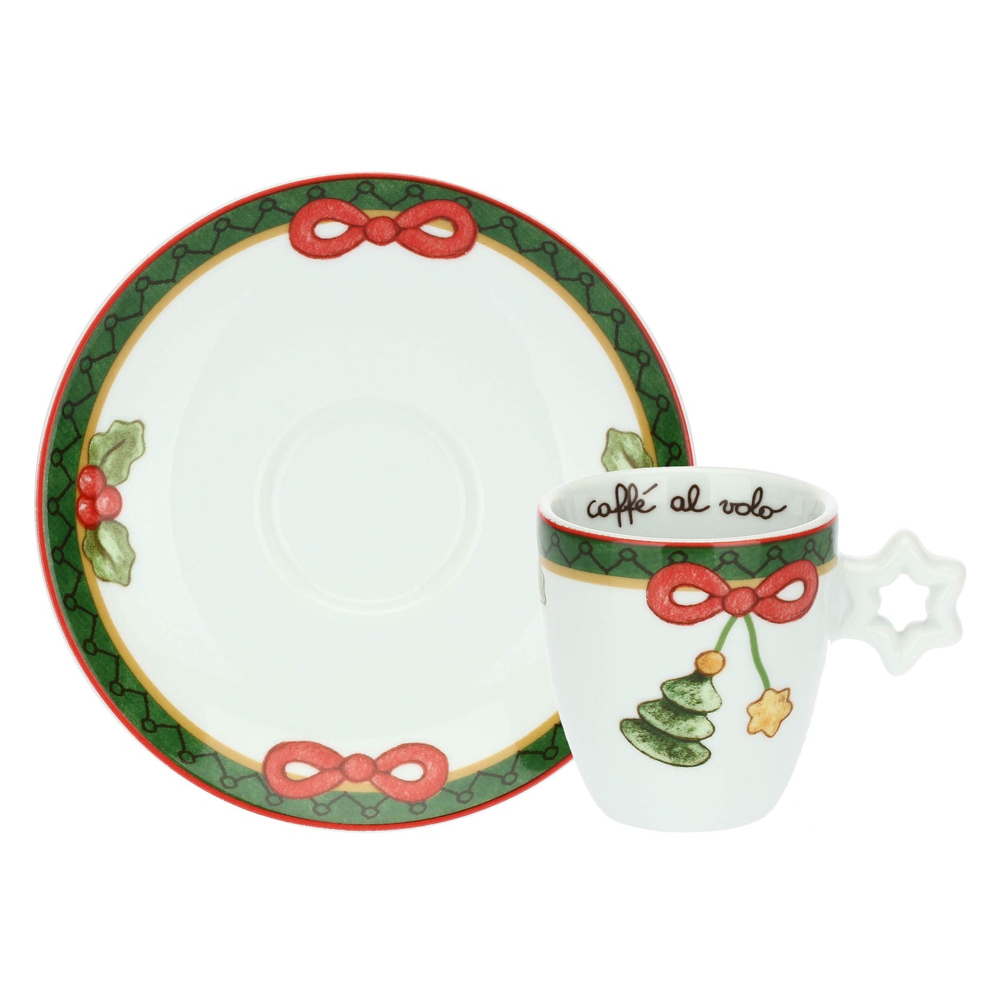 P4467P00 Set mit 2 Espressotassen und Zuckerdose Magico Natale „Dieses Produkt ist zur Zeit nicht am Lager. Bitte setzen Sie sich mit uns in Verbindung damit wir Ihnen den nächst möglichen Liefertermin bekannt geben können.“