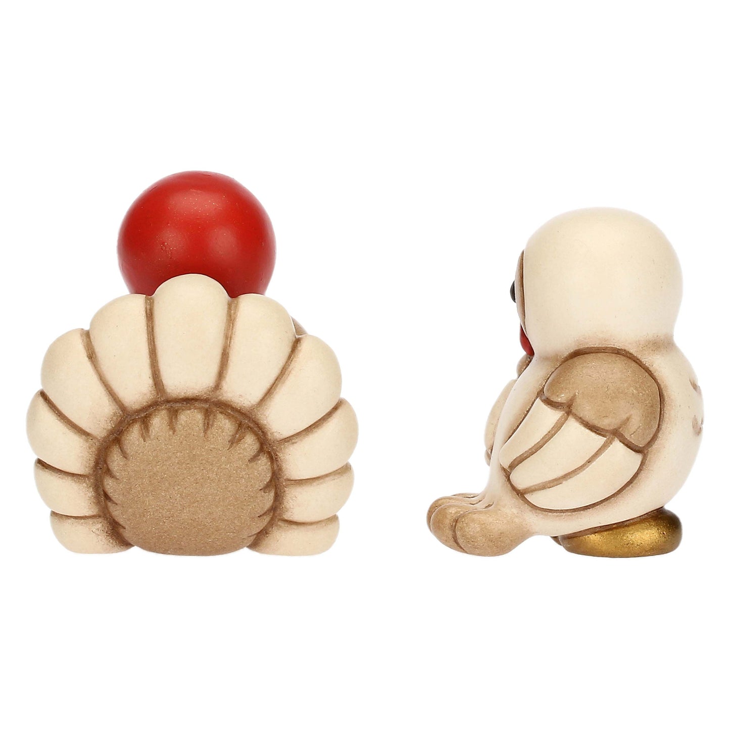S3320A91 Set Truthahn und Truthenne aus Keramik