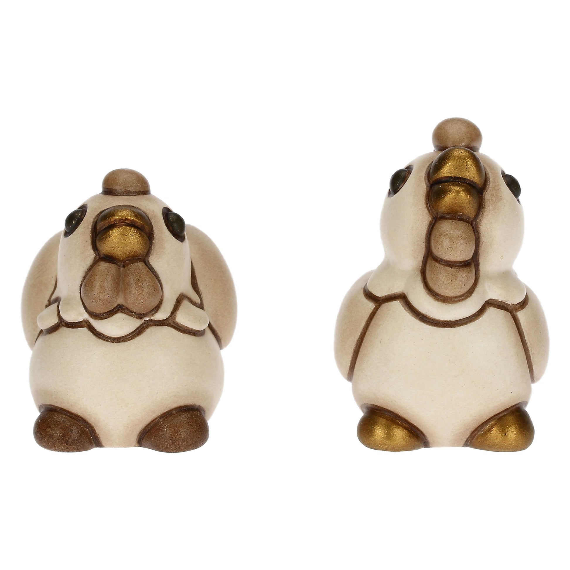 S3326A91 Set Hahn und Huhn aus Keramik