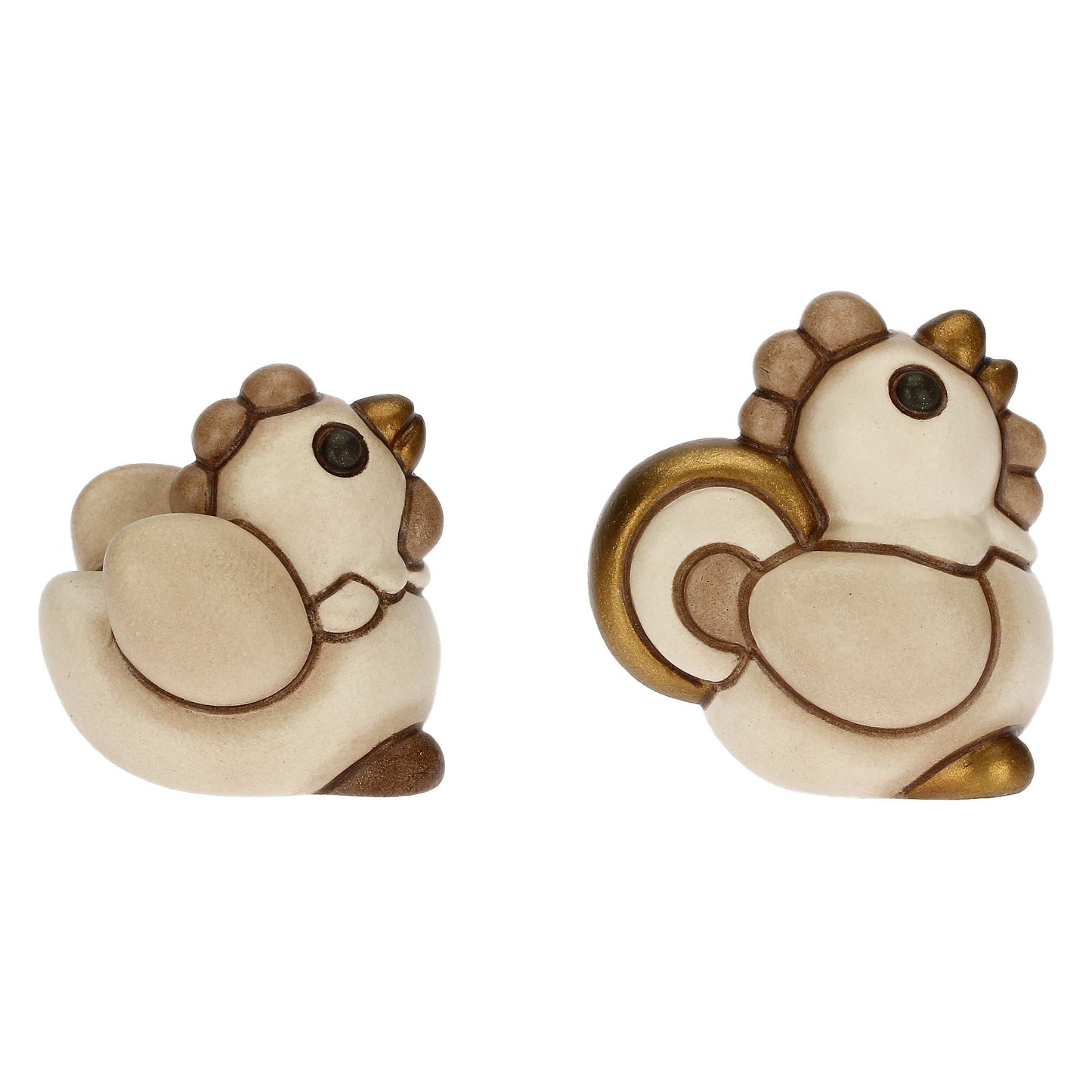 S3326A91 Set Hahn und Huhn aus Keramik