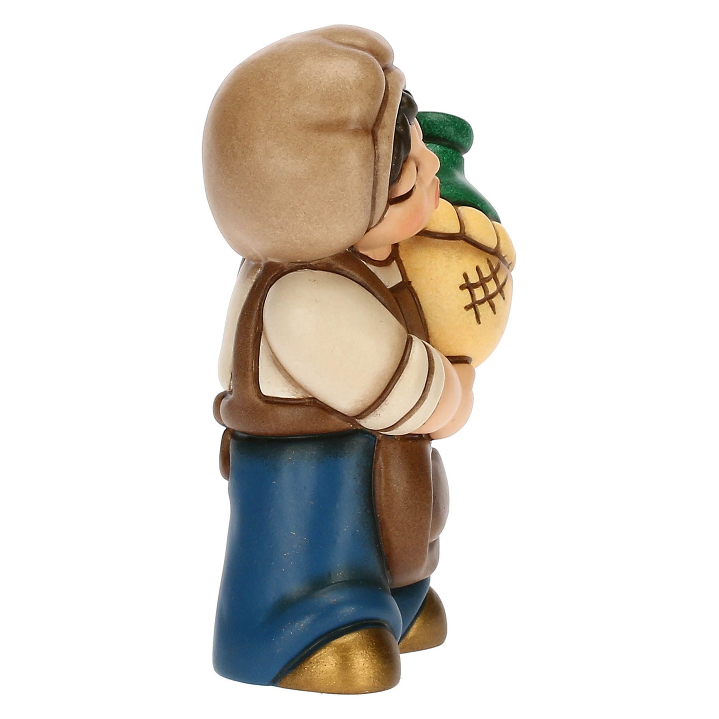 S3327A98 Ostia in ceramica con damigiana