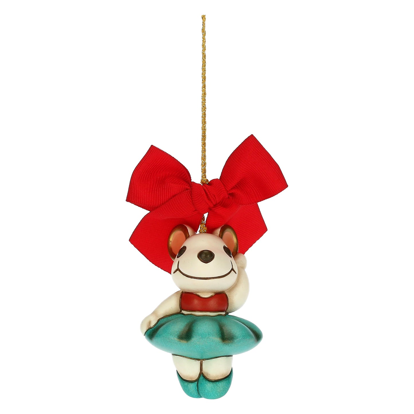 S3332A82  Weihnachtsschmuck Topina Ballerina azurblau Bosco Magico