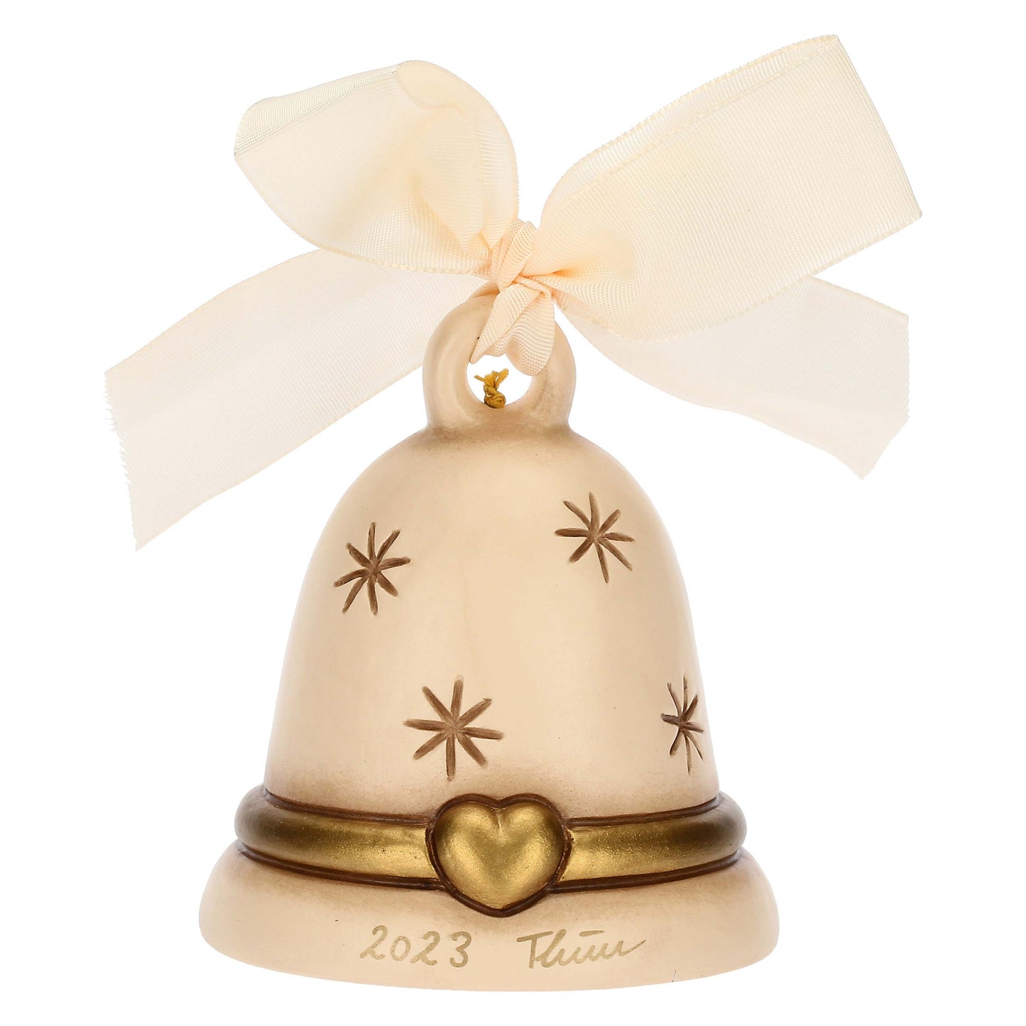 S3335B83 Glocke Limited Edition 2023 Cremeweiß mit Teddy aus Keramik