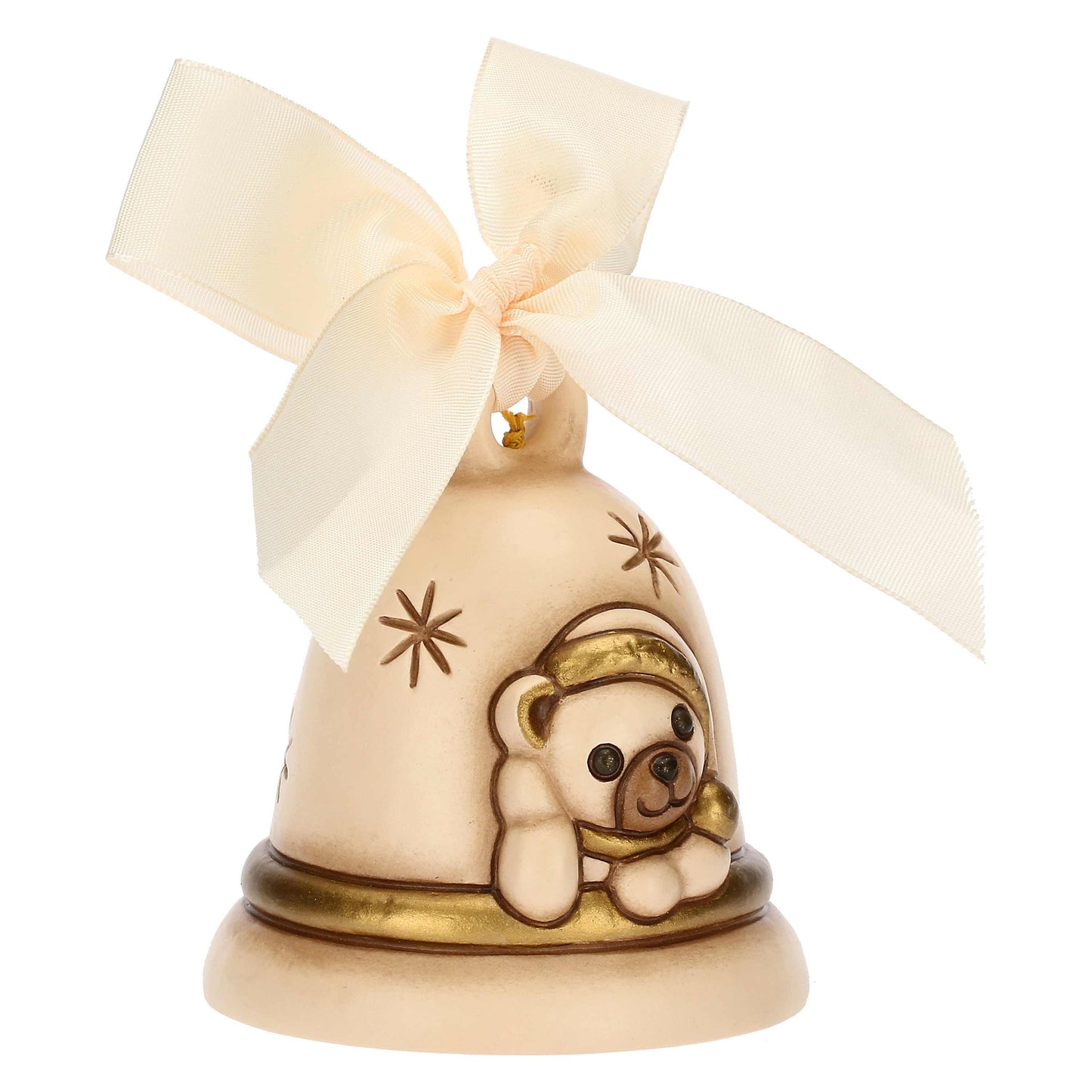 S3335B83 Glocke Limited Edition 2023 Cremeweiß mit Teddy aus Keramik