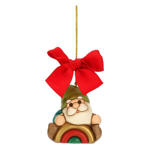 S3340A82 Weihnachtsschmuck Zwerg Oliver mit Regenbogen maxi aus Keramik