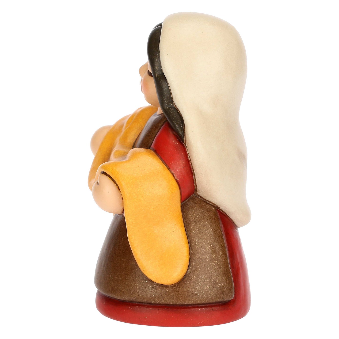 S3404A82 Ceramic cloth saleswoman Classic nativity scene