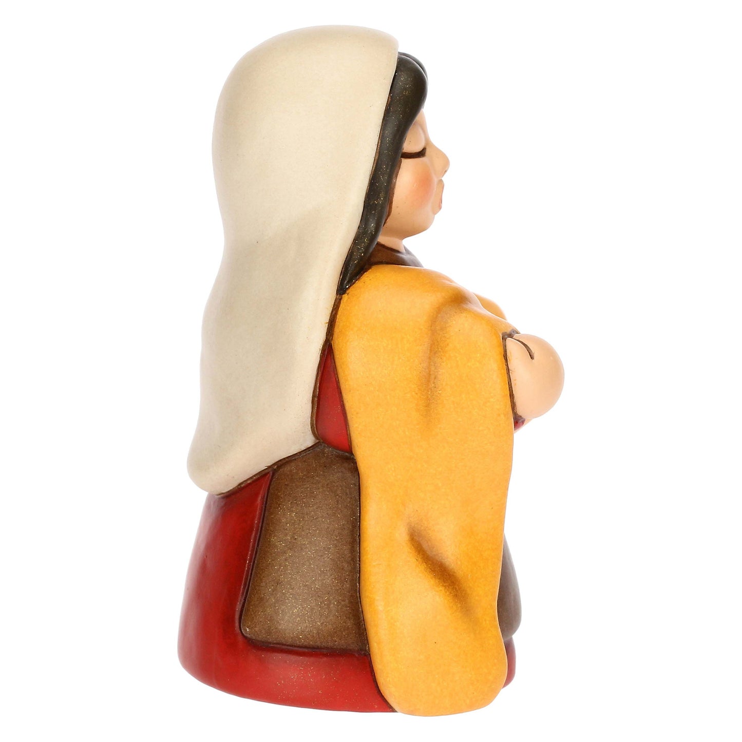 S3404A82 Ceramic cloth saleswoman Classic nativity scene