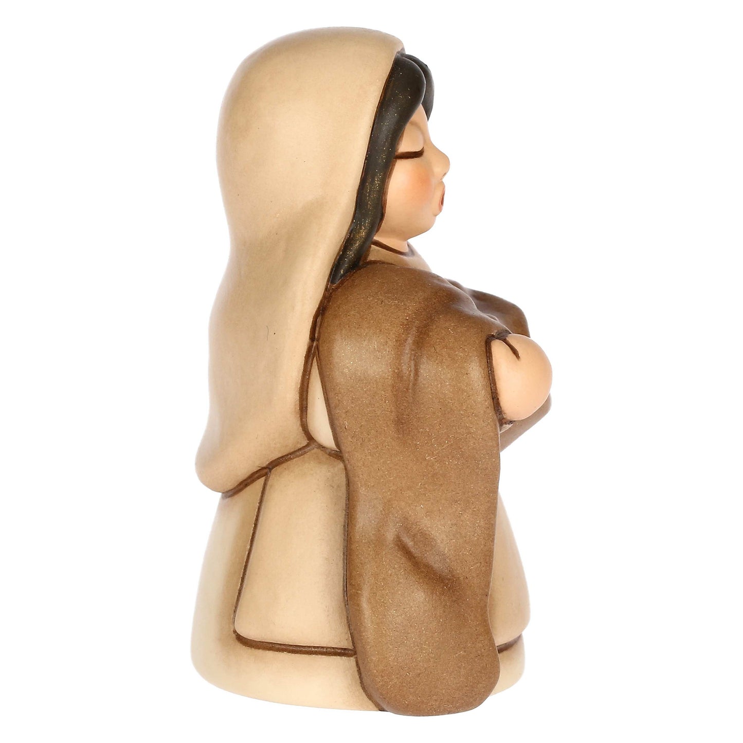 S3404A83 Ceramic cloth saleswoman Classic nativity scene