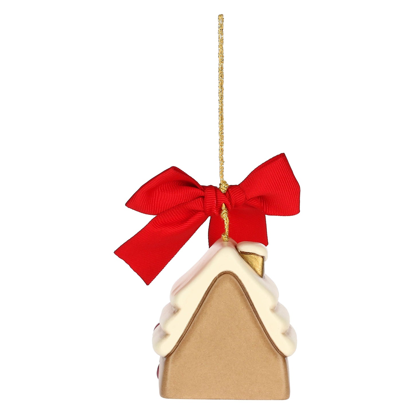 S3413A82 Weihnachtsschmuck Häuschen aus Keramik, groß