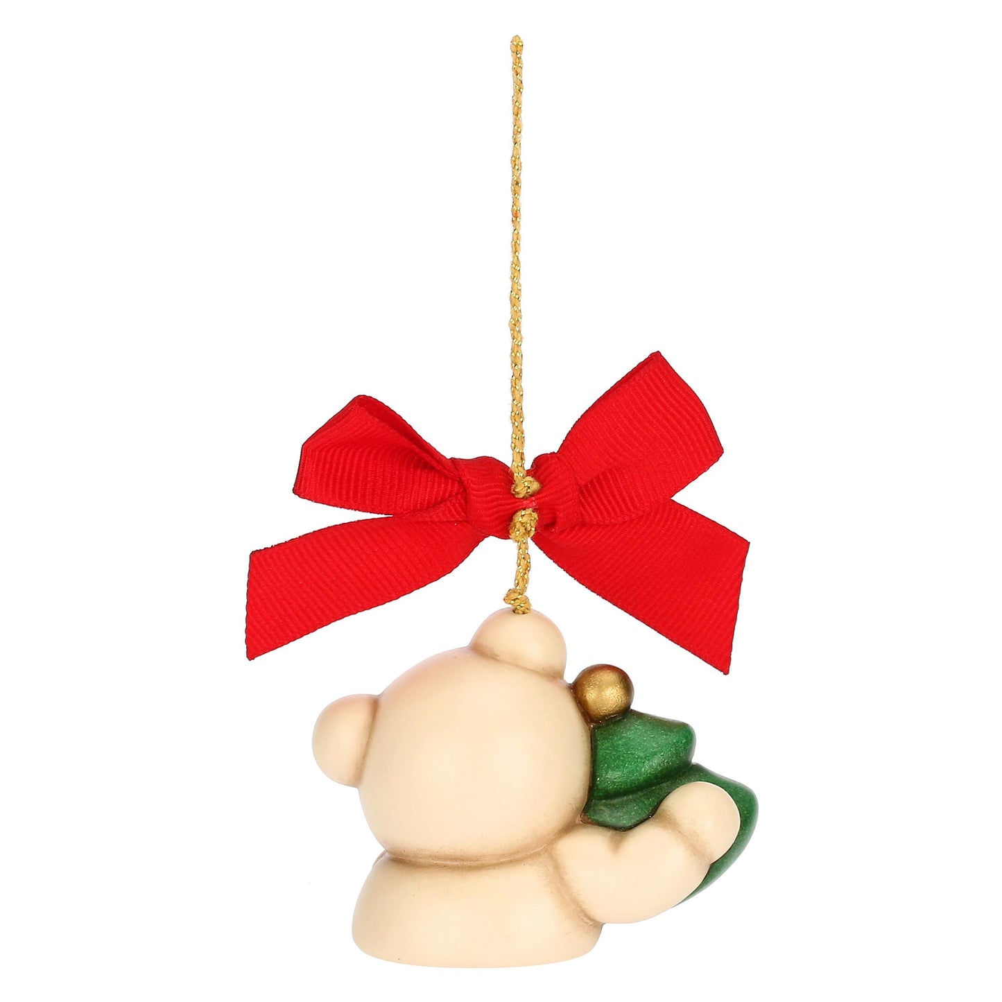 S3416A82 Weihnachtsanhänger Teddy mit Weihnachtsbaum