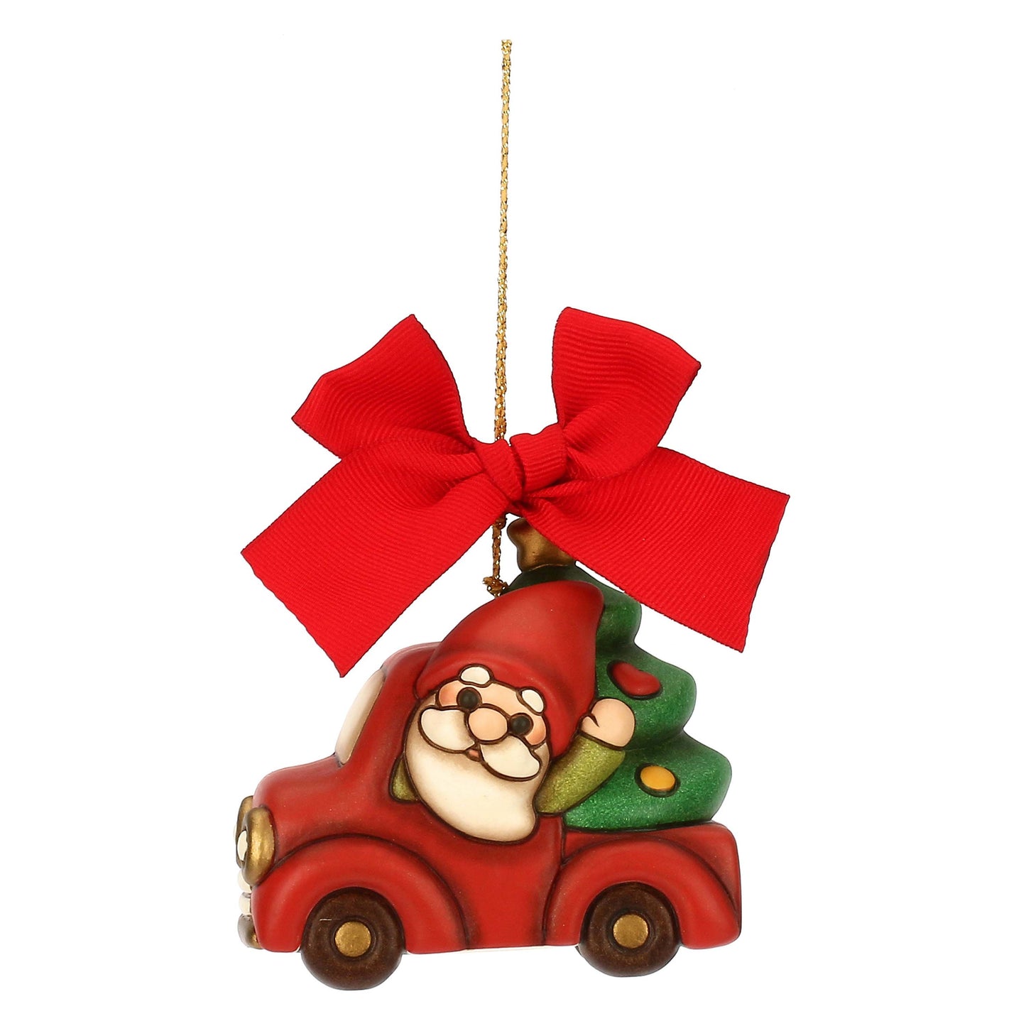 S3423A82 Christmas pendant gnome Oliver with minivan