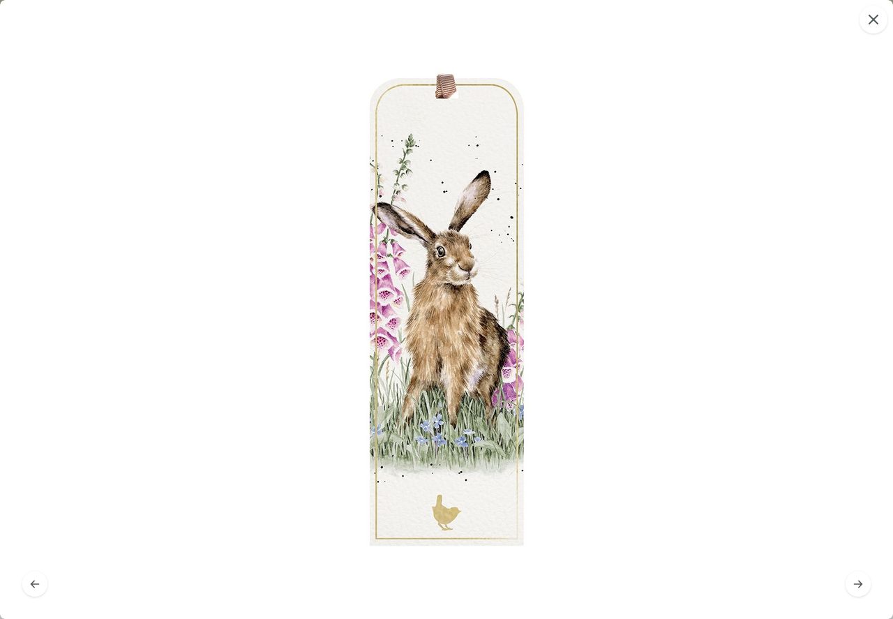 The Wild Garden Lesezeichen mit Goldfolienverzierung und Tiermotiv