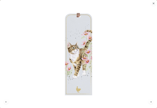 Harmony Katzen-Lesezeichen mit edler Goldfolienverzierung