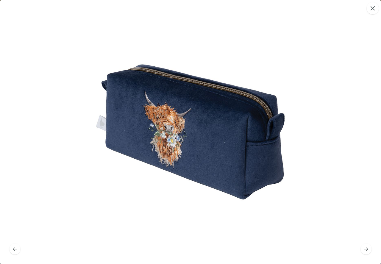Kosmetiktasche Highland-Kuh Daisy Coo von Wrendale